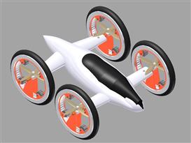 基于蓝牙4.0技术移动端控制飞行车3D模型